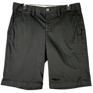 Banana Republic Bermuda Shorts Cotton Stretch Chino Knee Length Pockets 6 Womens